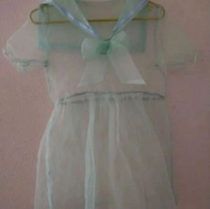 Sailor lolita kawaii organza tunic/dress